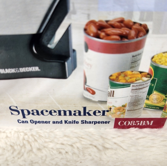 Black & Decker CO85BM Spacemaker Can Opener Black/Brushed Metal - Picture 8 of 8